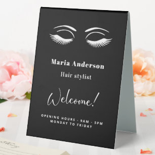 Black white makeup artist opening hours welcome