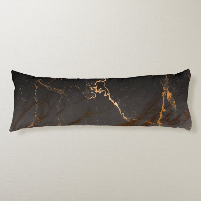 Black & White Marble Body Cushion (Front)
