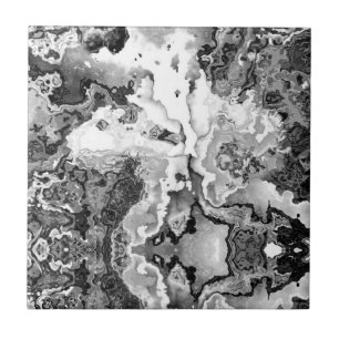 Black & White Marble Cool Home Decor Tile