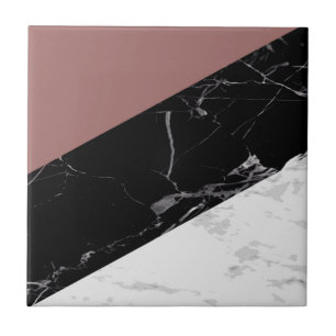 Black & White Marble Tile