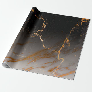Black & White Marble Wrapping Paper