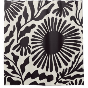 Black & White Matisse  Shower Curtain