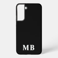 Black & White | Minimal Modern Initial Monogram
