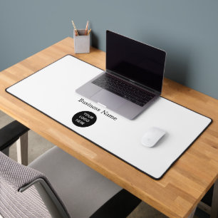 Black White Minimal Office Elegant Pad Logo