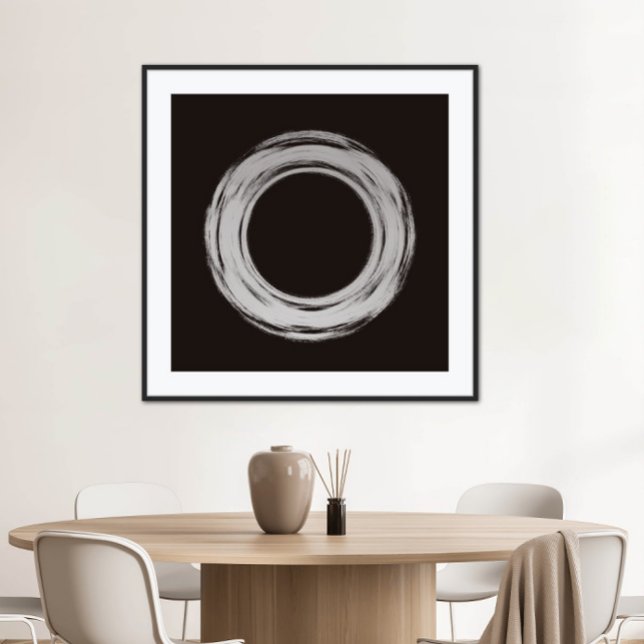 Black & White Minimalist Modern Art Print (Creator Uploaded)