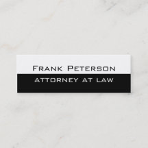 Black white minimalist modern attorney at law