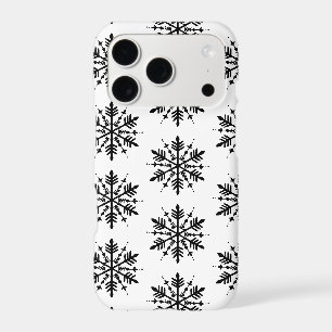 Black & White Minimalistic Graphic Snowflake