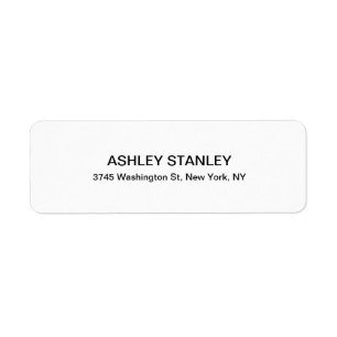 Black & White Modern Look Professional Legible