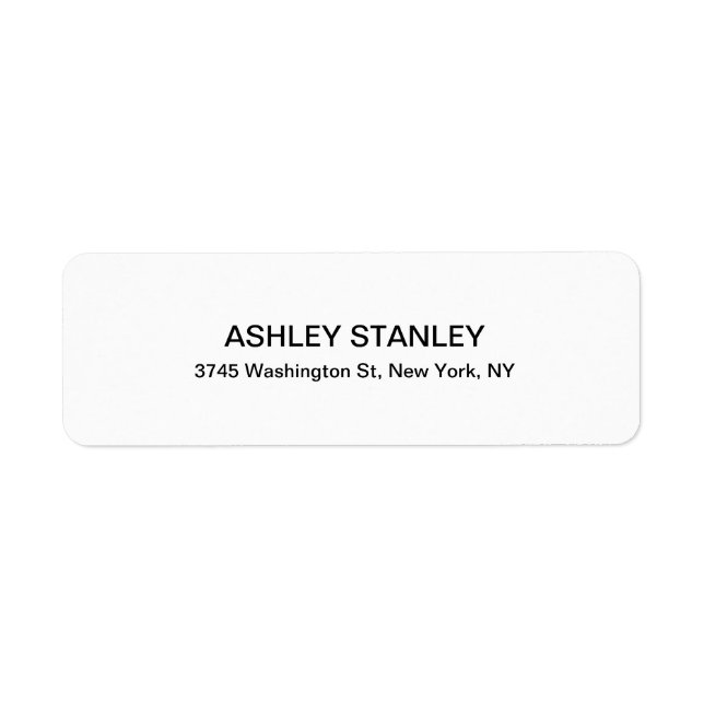 Black & White Modern Look Professional Legible (Front)