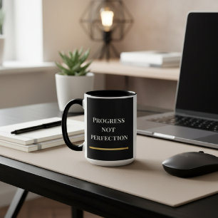 Black & White Modern Motivational  Mug