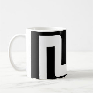Black & White Modern Pattern 4Jack Coffee Mug