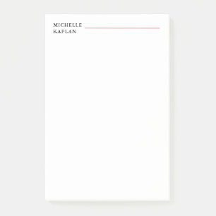 Black & White Modern Professional Exclusive Post-it Notes