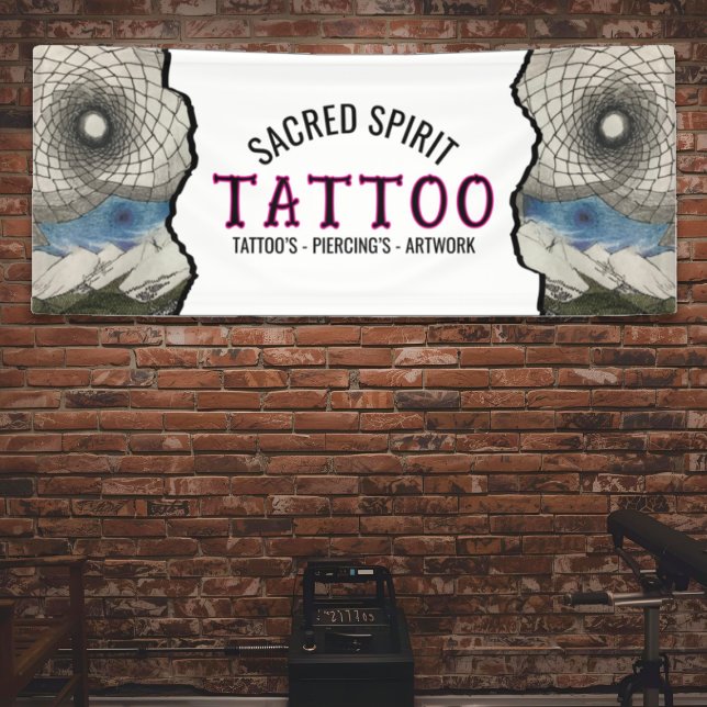 Black & White Modern Text 2 Photo Business Name Banner (Creator Uploaded)