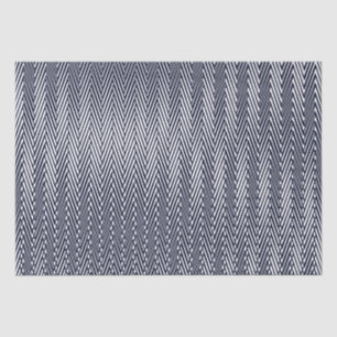 Black White Moiré Stripes Optical illusion Modern Tissue Paper