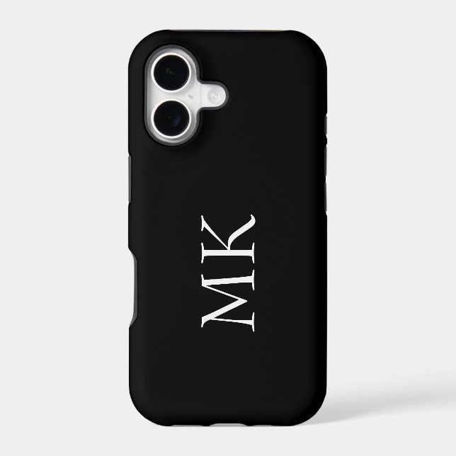 Black White Monogram  (Back)