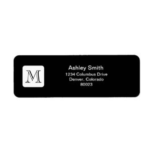 black white monogram