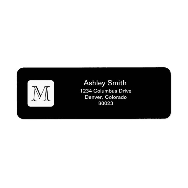black white monogram (Front)