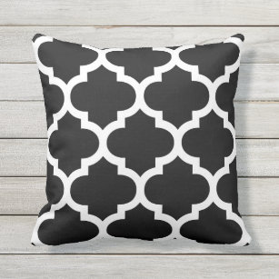 Black And White Moroccan Cushions Decorative Throw Cushions