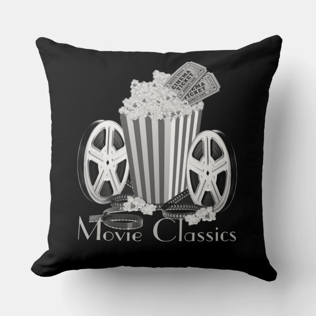Black & White Movie Classics Cushion (Front)