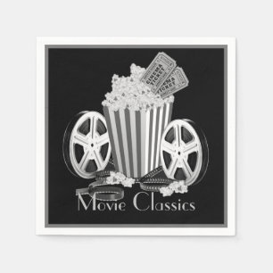 Black & White Movie Classics Napkin