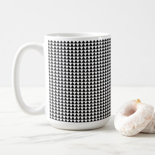 Black & White Mug  (With Donut)