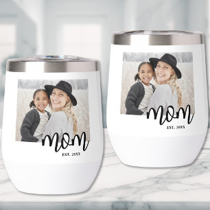Black White Mum Photo