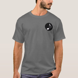 black&white music note T-Shirt