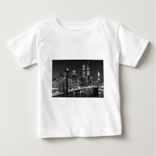 Black & White New York City Baby T-Shirt