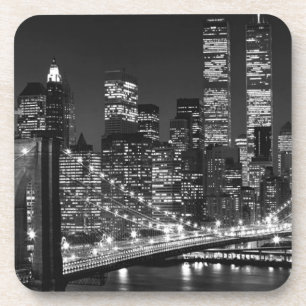 Black & White New York City Coaster