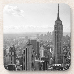Black & White New York City Coaster