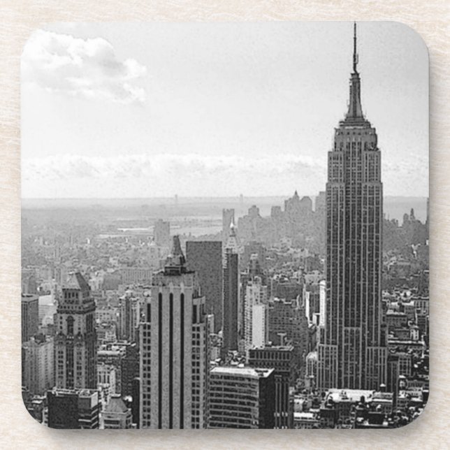 Black & White New York City Coaster (Front)