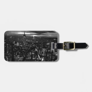 Black & White New York City Luggage Tag
