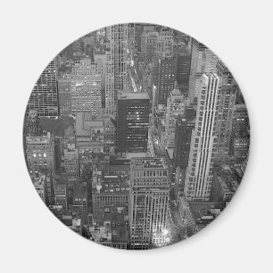 Black & White New York City Magnet