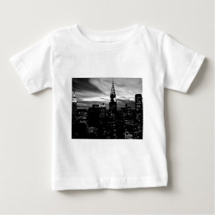 Black & White New York City Midtown Baby T-Shirt