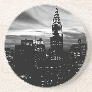 Black & White New York City Midtown Coaster