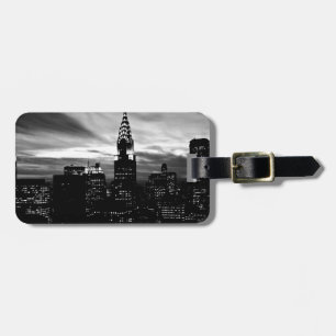 Black & White New York City Midtown Luggage Tag