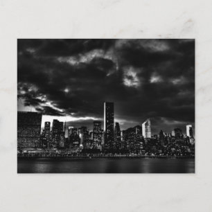 Black & White New York City Postcard