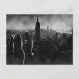 Black & White New York City Postcard