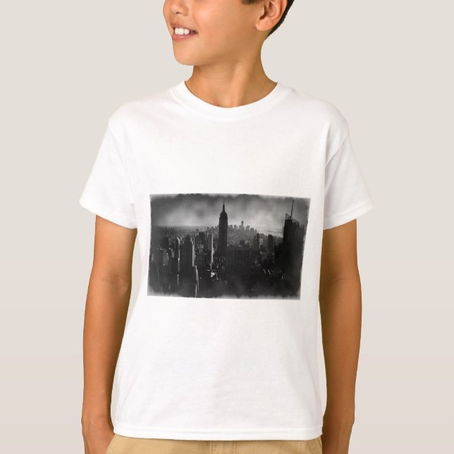 Black & White New York City T-Shirt (Front)