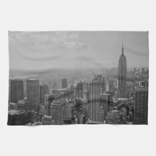 Black & White New York City Tea Towel