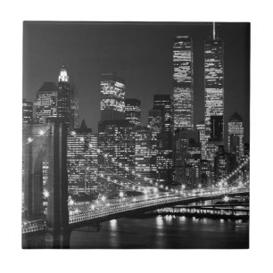 Black & White New York City Tile