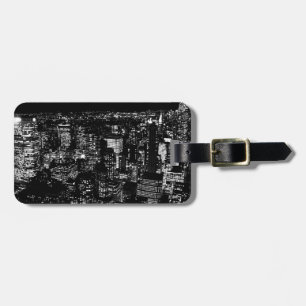 Black & White New York Luggage Tag