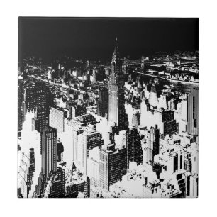 Black & White New York Tile