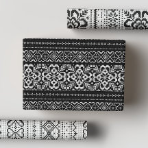 Black & White Nordic Winter Sweater Christmas