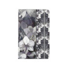Black White Orchid Stiripe Journal