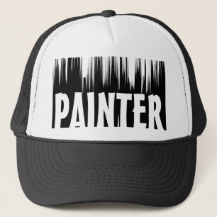 BLACK & WHITE PAINTER CAP