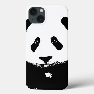 Black & White Panda iPhone 13 Case