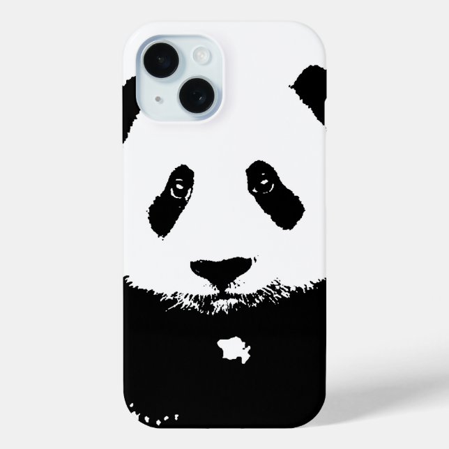 Black & White Panda Case-Mate iPhone Case (Back)
