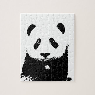 Black & White Panda Jigsaw Puzzle