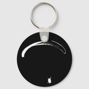 Black & White Parachute - Keychain